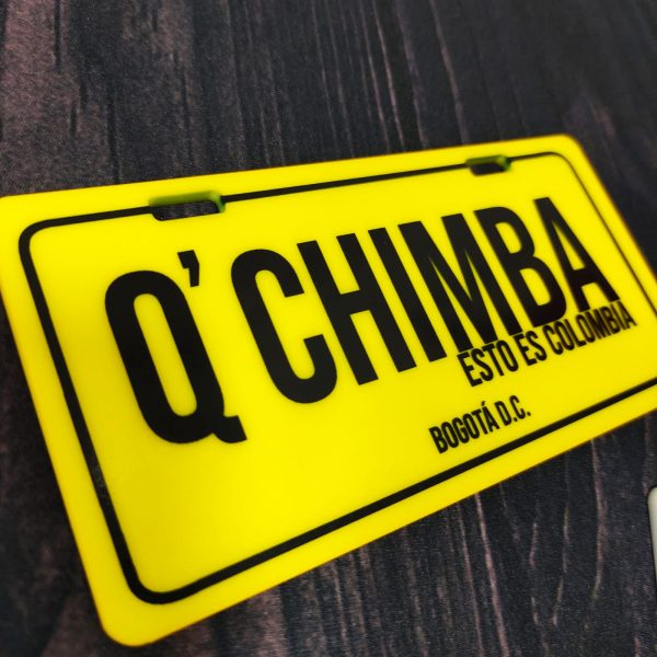 PLACA PARA BICILETA SUBLIMABLE - Imagen 2